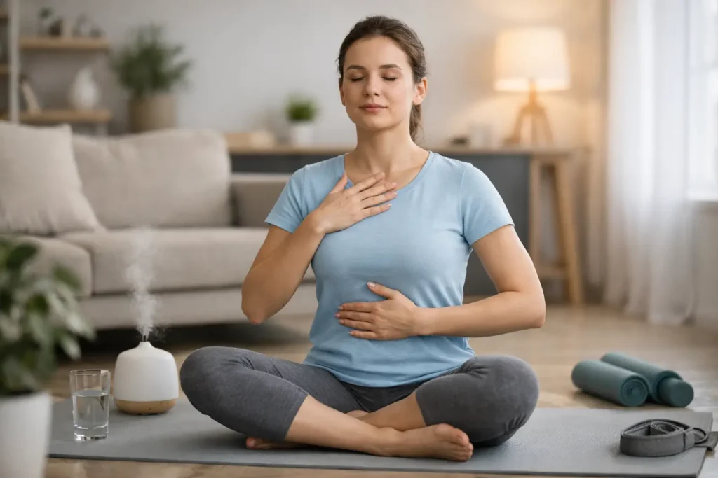 Exercitii pentru respiratie usoara acasa