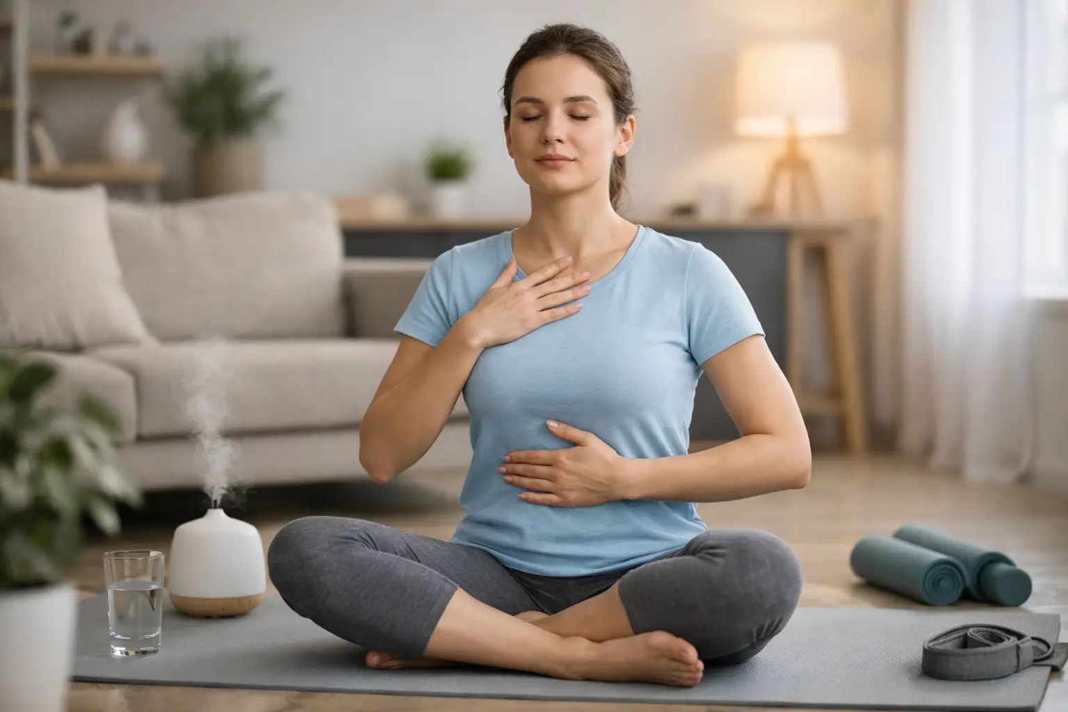 Exercitii pentru respiratie usoara acasa