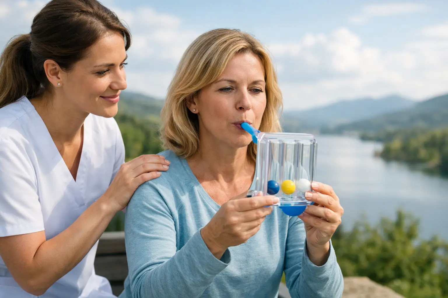 Recuperare respiratorie dupa COVID: ce ajută