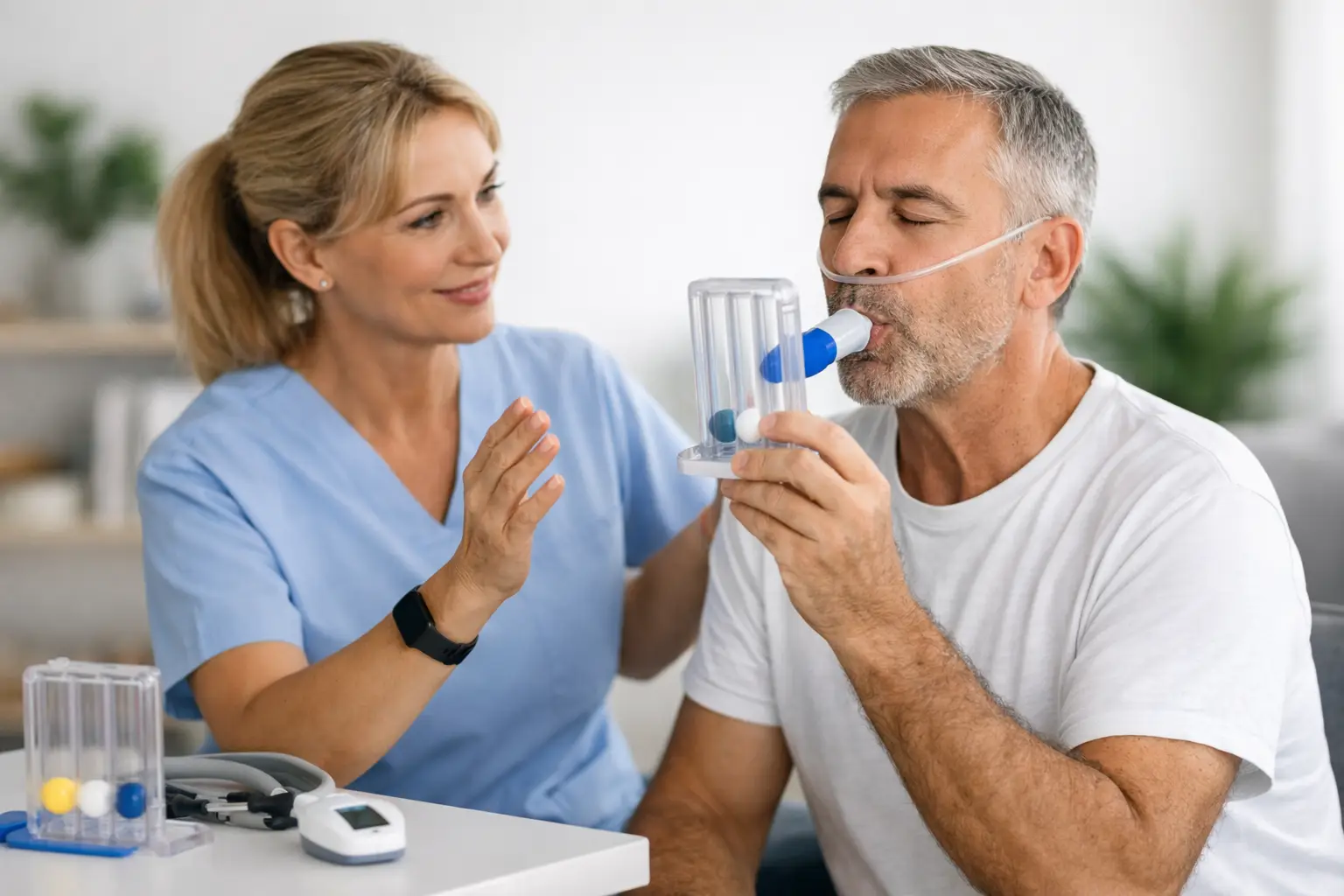 Beneficii ale recuperării respiratorii ghidate